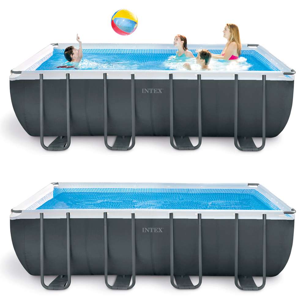 Intex Komplettset Ultra Xtr Frame Pool X X Cm Sandfilter Swimmingpool Rechteckpools